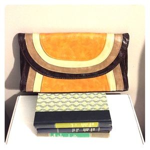 Leather clutch